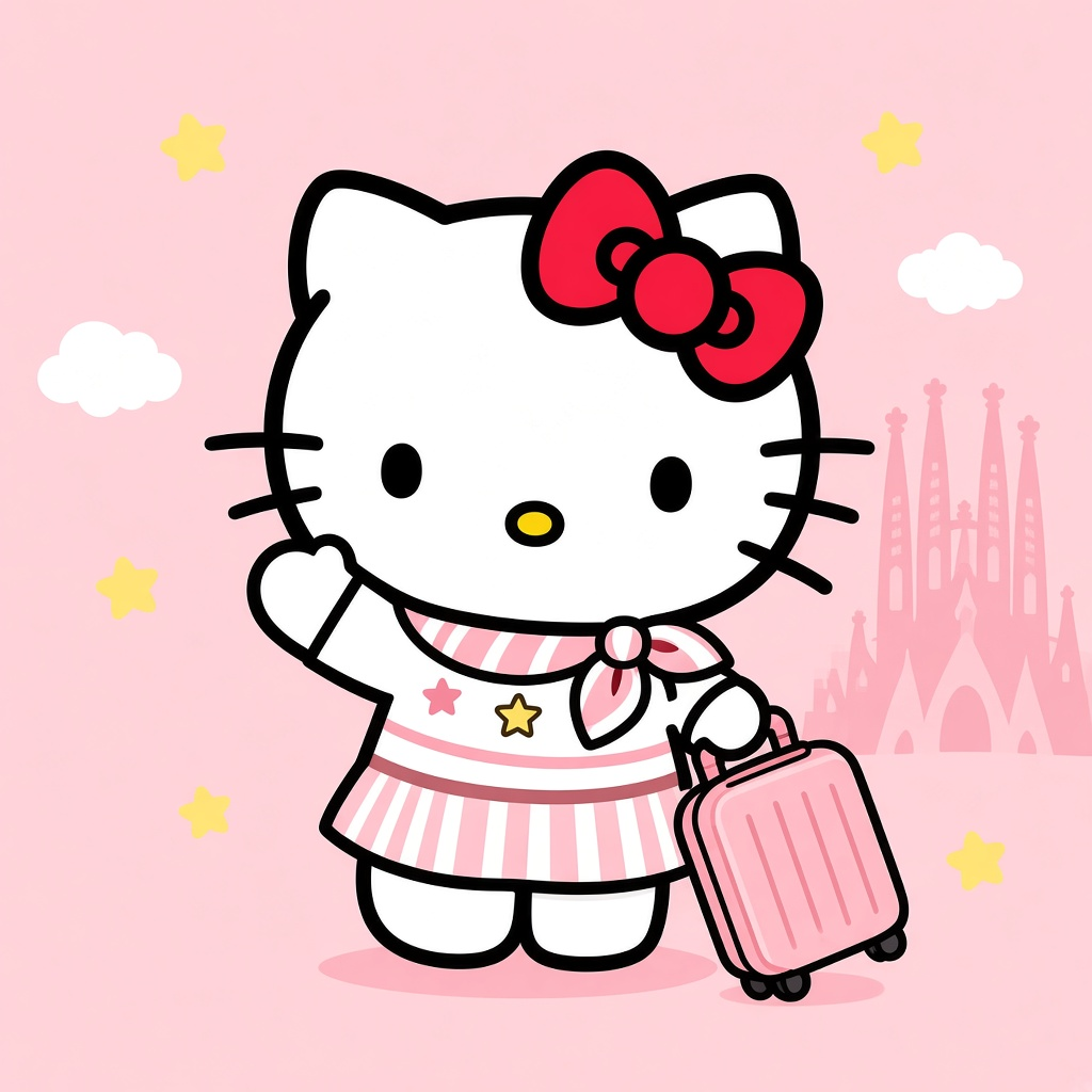 Hello Kitty viajera